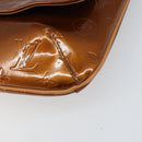 LOUIS VUITTON Monogram Vernis Thompson Street Bag Bronze M91124 LV Auth ep12298-9