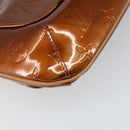 LOUIS VUITTON Monogram Vernis Thompson Street Bag Bronze M91124 LV Auth ep12298-16