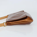 LOUIS VUITTON Monogram Vernis Thompson Street Bag Bronze M91124 LV Auth ep12298-4