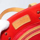 LOUIS VUITTON Monogram Vernis Reade MM Hand Bag Red Rouge M91086 LV Auth ep12299-17