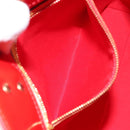 LOUIS VUITTON Monogram Vernis Reade MM Hand Bag Red Rouge M91086 LV Auth ep12299-21