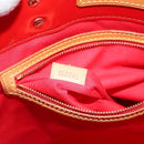 LOUIS VUITTON Monogram Vernis Reade MM Hand Bag Red Rouge M91086 LV Auth ep12299-12