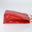 LOUIS VUITTON Monogram Vernis Reade MM Hand Bag Red Rouge M91086 LV Auth ep12299-3