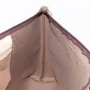 GUCCI GG Plus Supreme Web Sherry Line Tote Bag PVC Beige Red Auth ep12300-18