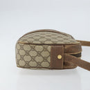 GUCCI GG Supreme Shoulder Bag PVC Beige Gold Auth ep12302-3