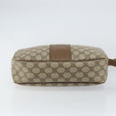 GUCCI GG Supreme Shoulder Bag PVC Beige Gold Auth ep12302-5