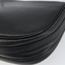 Burberrys Shoulder Bag Leather Black Gold Auth ep12303-15