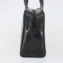 GUCCI Hand Bag Enamel Black Silver 000 1274 0505 Auth ep12304-4