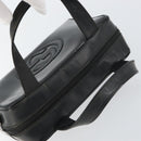 GUCCI Hand Bag Enamel Black Silver 000 1274 0505 Auth ep12304-6