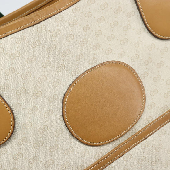 GUCCI Micro GG Supreme Web Sherry Line Bag PVC White 002 904 0223 Auth ep12306