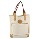 GUCCI Micro GG Supreme Web Sherry Line Tas PVC Wit 002 904 0223 Auth ep12306-13