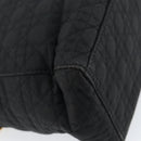 Christian Dior Lady Dior Canage Hand Bag Nylon Black Gold Auth ep12307-9
