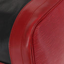 LOUIS VUITTON Epi Noe Shoulder Bag Bicolor Black Red M44017 LV Auth ep12309-9