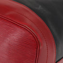 LOUIS VUITTON Epi Noe Shoulder Bag Bicolor Black Red M44017 LV Auth ep12309-14