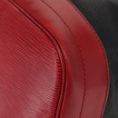 LOUIS VUITTON Epi Noe Shoulder Bag Bicolor Black Red M44017 LV Auth ep12309-16