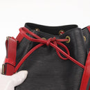 LOUIS VUITTON Epi Noe Shoulder Bag Bicolor Black Red M44017 LV Auth ep12309-10