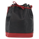 LOUIS VUITTON Epi Noe Shoulder Bag Bicolor Black Red M44017 LV Auth ep12309-13