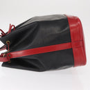 LOUIS VUITTON Epi Noe Shoulder Bag Bicolor Black Red M44017 LV Auth ep12309-4