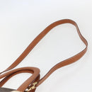CELINE Macadam Canvas Hand Bag PVC Leather 2way Brown Gold Auth ep12312-15
