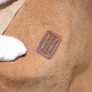 LOEWE Anagram Boston Bag Leather Beige Gold Auth ep12313-12