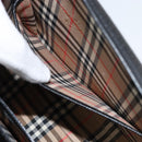 Burberrys Hand Bag Leather Black Silver Auth ep12314-21