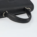 Burberrys Hand Bag Leather Black Silver Auth ep12314-7