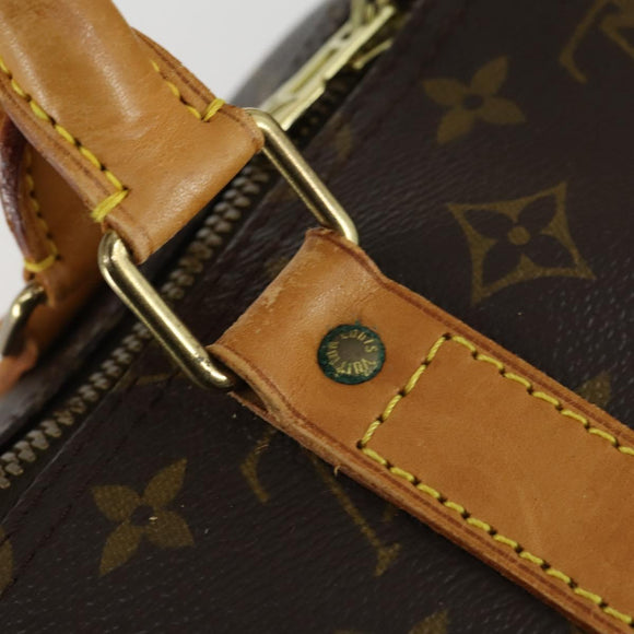 LOUIS VUITTON Monogram Keepall 55 Boston Bag M41424 LV Auth ep12315