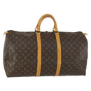 LOUIS VUITTON Monogram Keepall 55 Boston Bag M41424 LV Auth ep12315-1