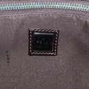FENDI Zucca Canvas Boston Bag Black Brown Auth ep12318-20