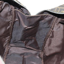 FENDI Zucca Canvas Boston Bag Black Brown Auth ep12318-22