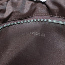 FENDI Zucca Canvas Boston Bag Black Brown Auth ep12318-11