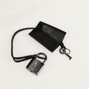 FENDI Zucca Canvas Boston Bag Black Brown Auth ep12318-12