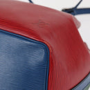 LOUIS VUITTON Epi Petit Noe Bag Tricolor Green Red blue M44147 LV Auth ep12319-11