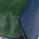 LOUIS VUITTON Epi Petit Noe Bag Tricolor Green Red blue M44147 LV Auth ep12319-12
