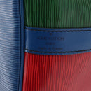 LOUIS VUITTON Epi Petit Noe Bag Tricolor Green Red blue M44147 LV Auth ep12319-14