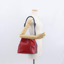 LOUIS VUITTON Epi Petit Noe Bag Tricolor Green Red blue M44147 LV Auth ep12319-23
