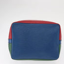 LOUIS VUITTON Epi Petit Noe Bag Tricolor Green Red blue M44147 LV Auth ep12319-9