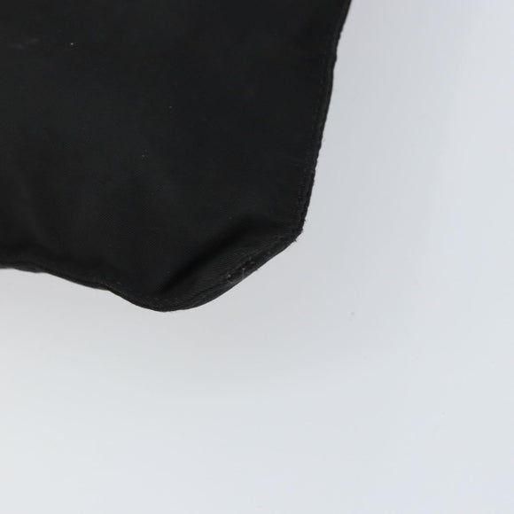 PRADA Shoulder Bag Nylon Silver Black Auth ep12326