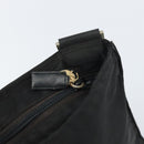 PRADA Shoulder Bag Nylon Silver Black Auth ep12326-10