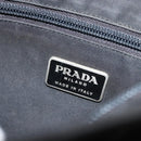 PRADA Shoulder Bag Nylon Silver Black Auth ep12326-18