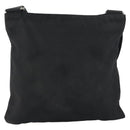 PRADA Shoulder Bag Nylon Silver Black Auth ep12326-13
