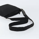 PRADA Shoulder Bag Nylon Silver Black Auth ep12326-7