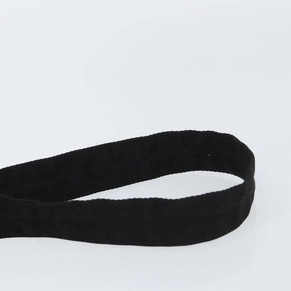 PRADA Shoulder Bag Nylon Silver Black Auth ep12326