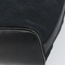 GUCCI GG Canvas Shoulder Bag Black Gold 001 4288 Auth ep12327-10