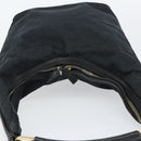 GUCCI GG Canvas Shoulder Bag Black Gold 001 4288 Auth ep12327-6