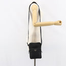 PRADA Shoulder Bag Nylon Silver Black Auth ep12328-25