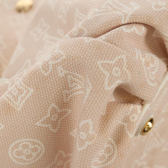 LOUIS VUITTON Monogram Beach Line Cabas Ipanema GM Bag Beige M95986 Auth ep12331