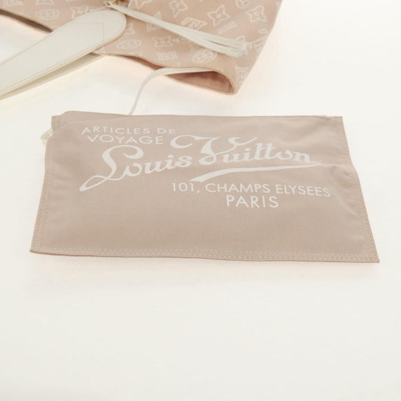 LOUIS VUITTON Monogram Beach Line Cabas Ipanema GM Bag Beige M95986 Auth ep12331