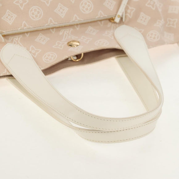 LOUIS VUITTON Monogram Beach Line Cabas Ipanema GM Bag Beige M95986 Auth ep12331