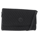 GUCCI Shoulder Bag Leather Canvas Black Gold 004 115 0289 Auth ep12335-1